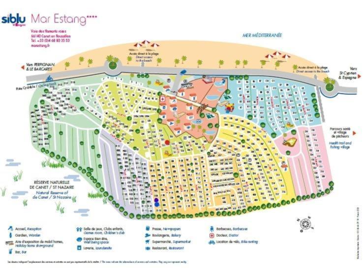 Coco - Camping Le Mar Estang Canet-en-Roussillon Eksteriør bilde